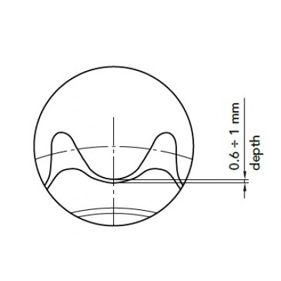 Звездочка с каленым зубом z=14 08B-1 №15112014
