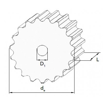 Зубчатое колесо z=23 №30038023
